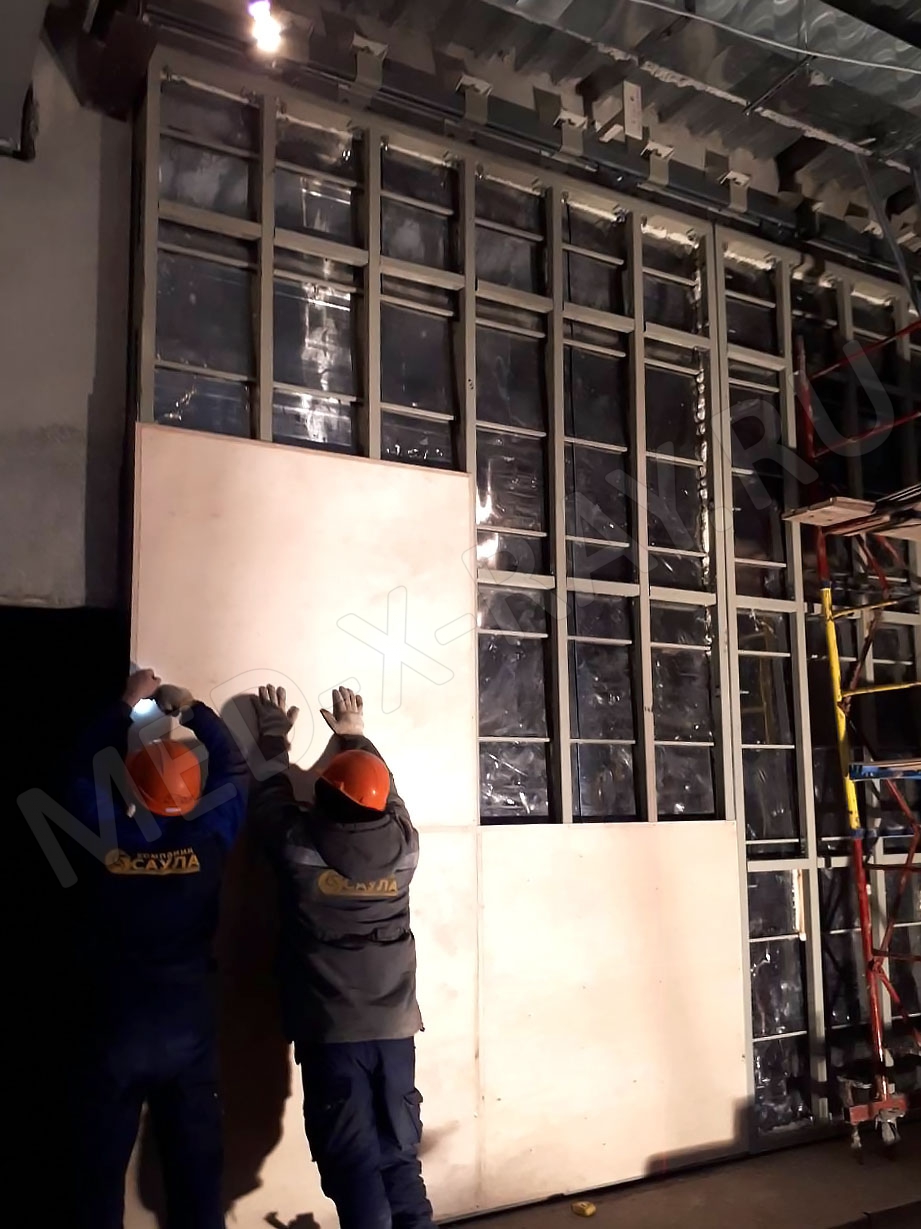 «Конструкторское бюро химического машиностроения имени A.M. Исаева» Монтаж рентгенозащитных ворот