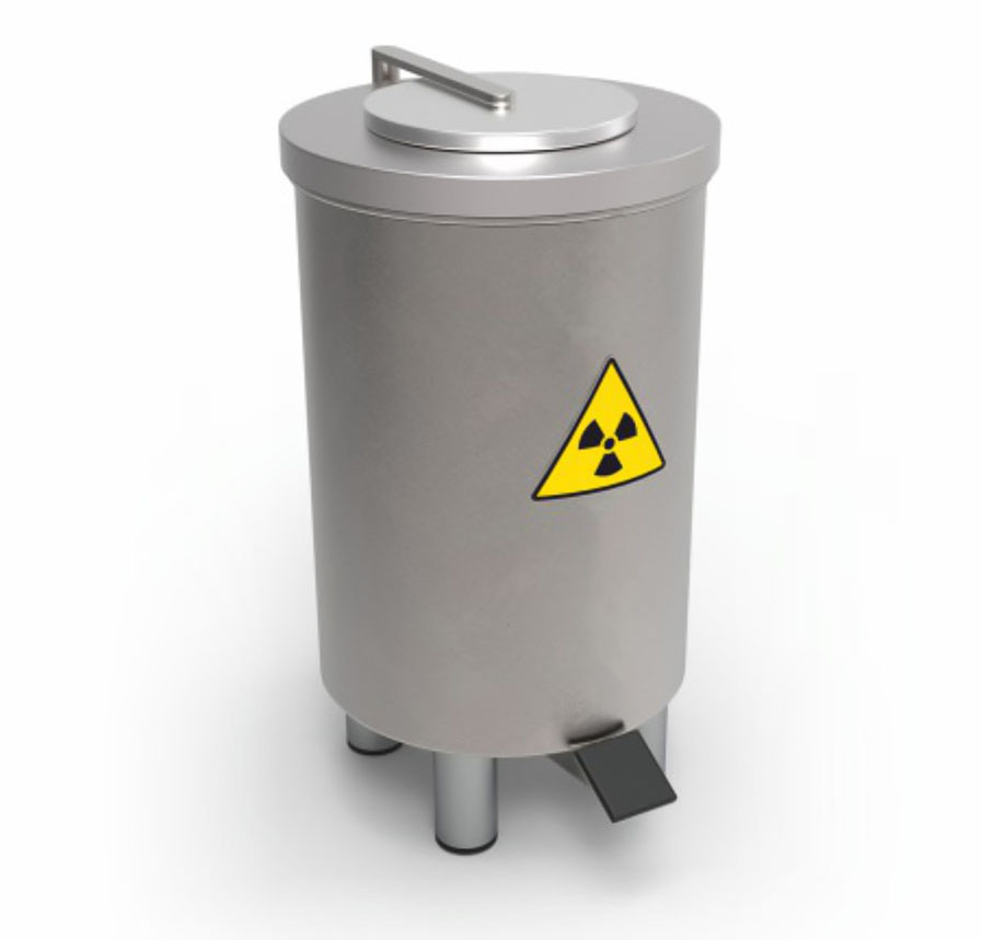 Контейнер защитный «TISSA-RP» для сбора твердых радиоактивных отходов