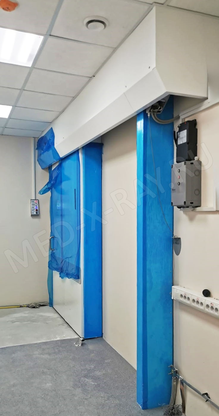 БУ «Окружная Клиническая Больница» Откатная рентгензащитная дверь