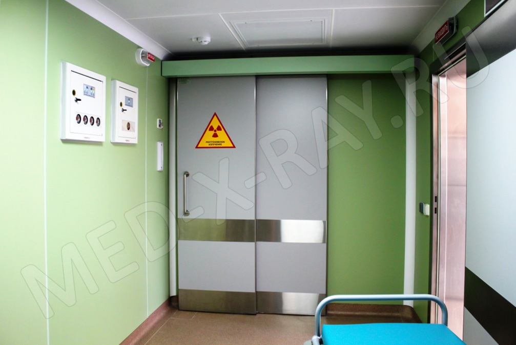 Двери рентгенозащитные сдвижные
